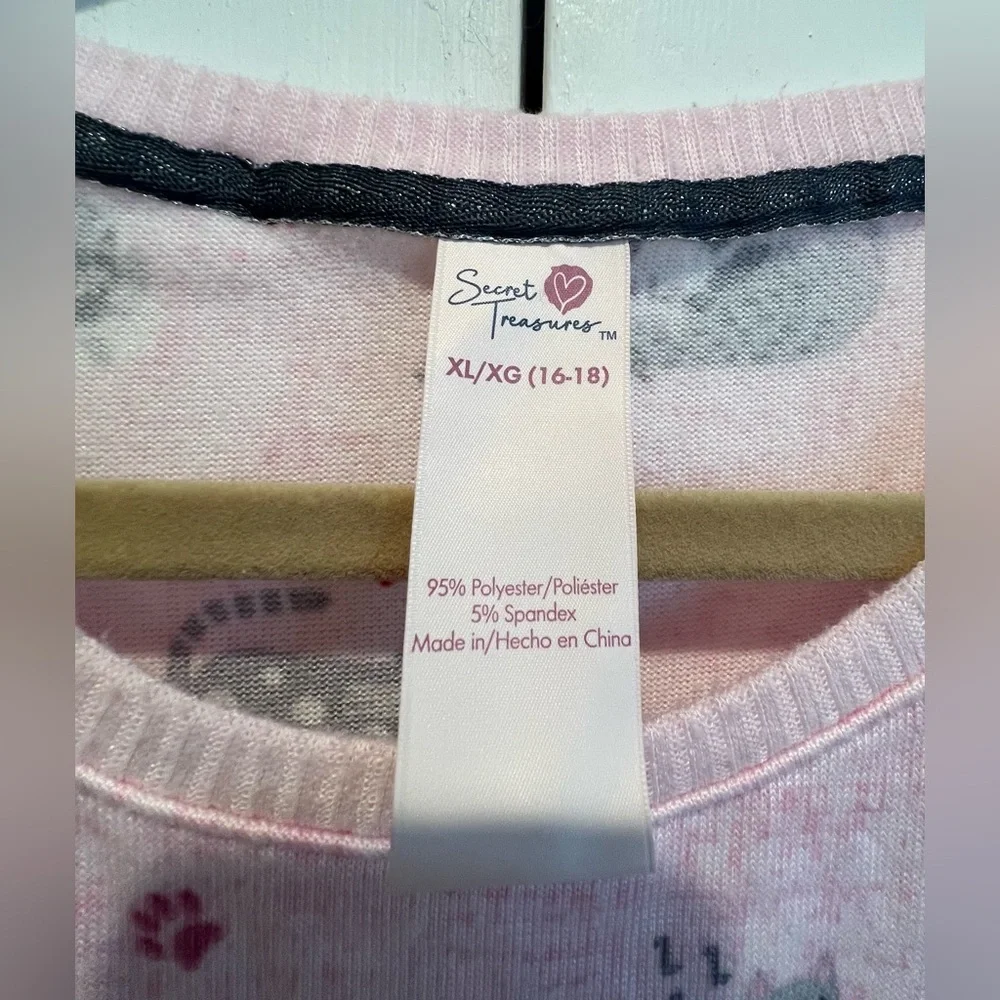 2 Pc Pj Set - I ♥ Cat Naps' - Matching Pink Pants & Long Sleeve top - Picture 4 of 10